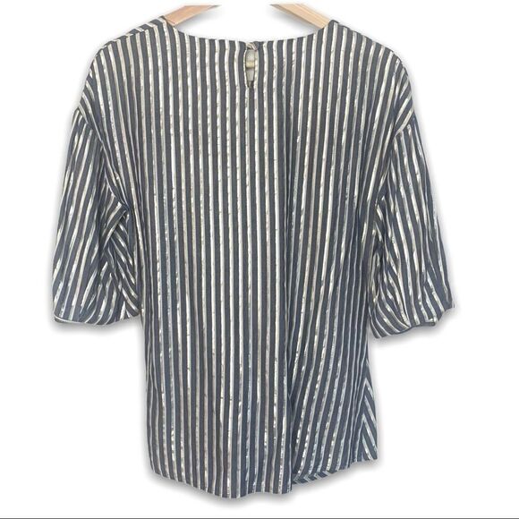 Anthropologie Eva Franco Marin Tie Front Stripes - Picture 6 of 9